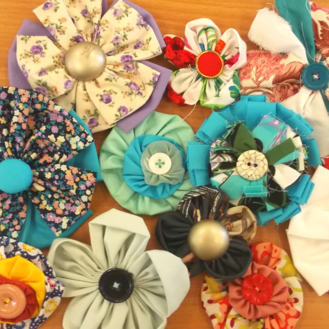 Fabric Flowers sep 23