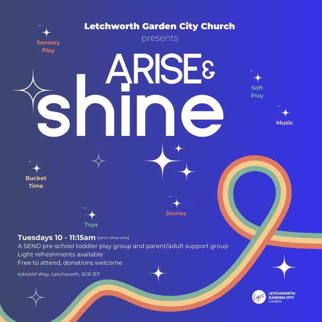Arise and Shine playgroup flyer