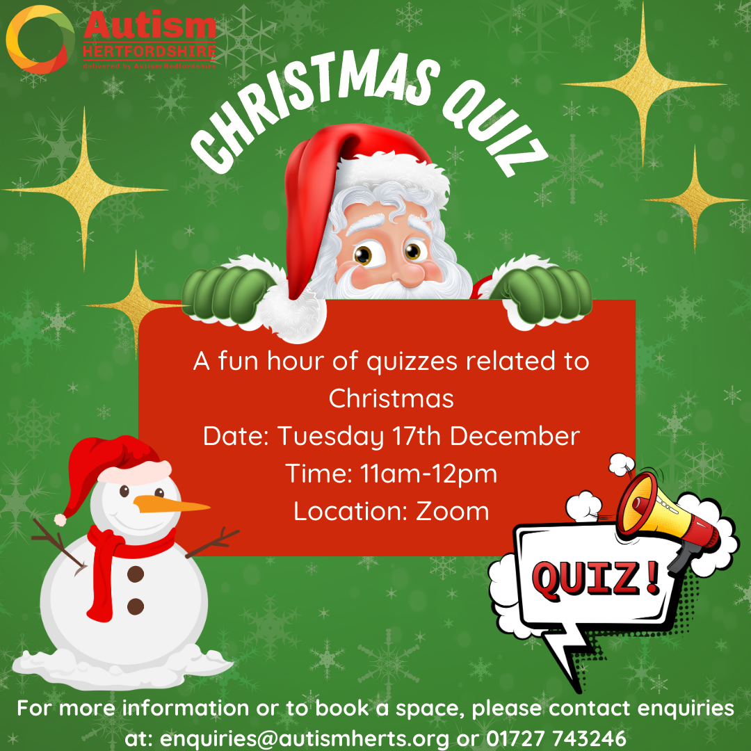 Christmas quiz flyer