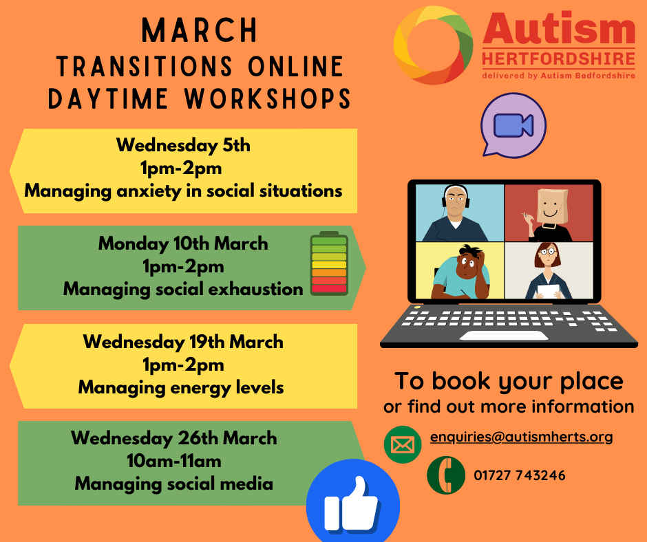 Flyer for transitions workshops