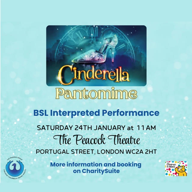 BSL interpreted performance, Sat 24 January 11am, The Peacock Theatre London