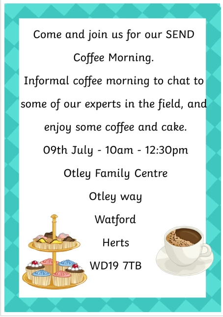 Coffee morning flyer