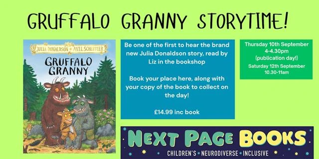 flyer for gruffalo granny event