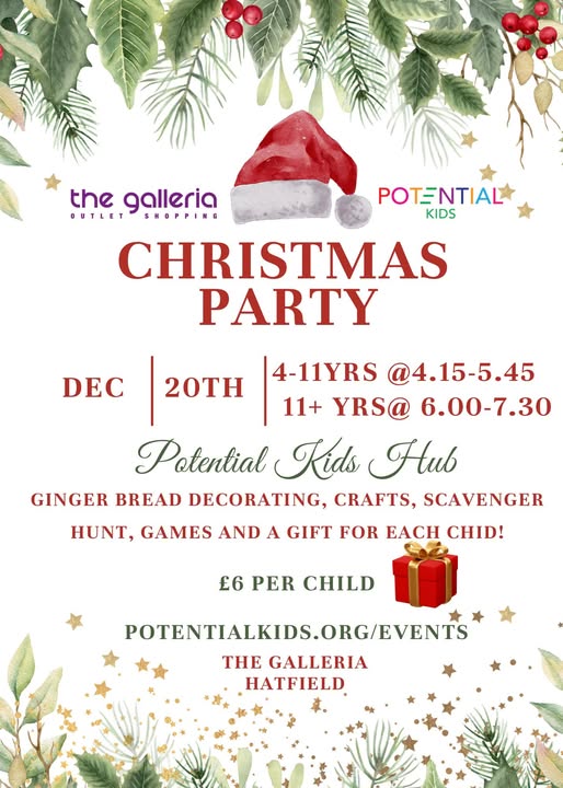 Christmas party flyer