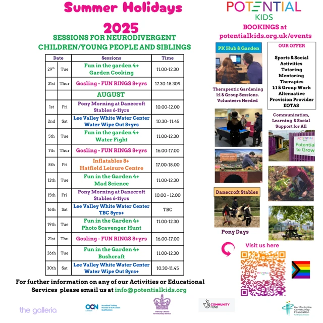 summer holiday schedule