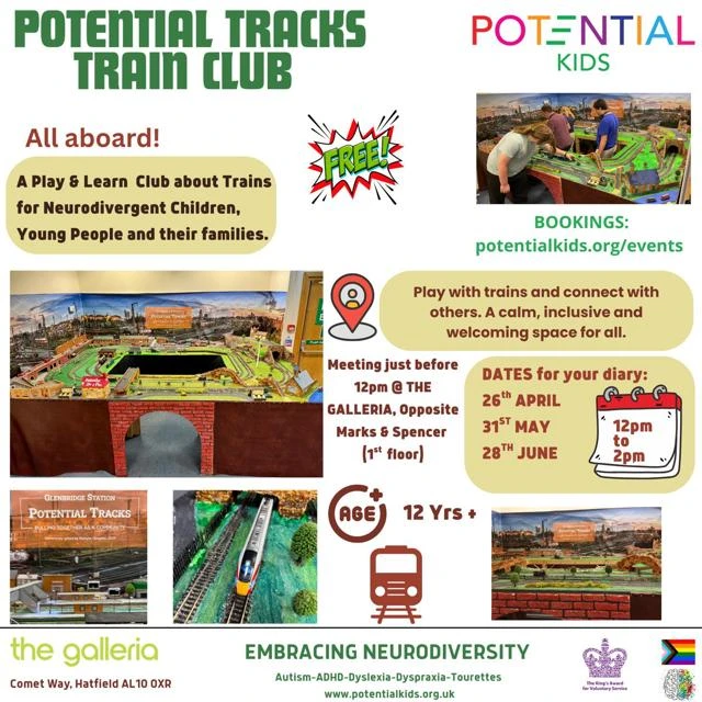 Tracks Train club flyer