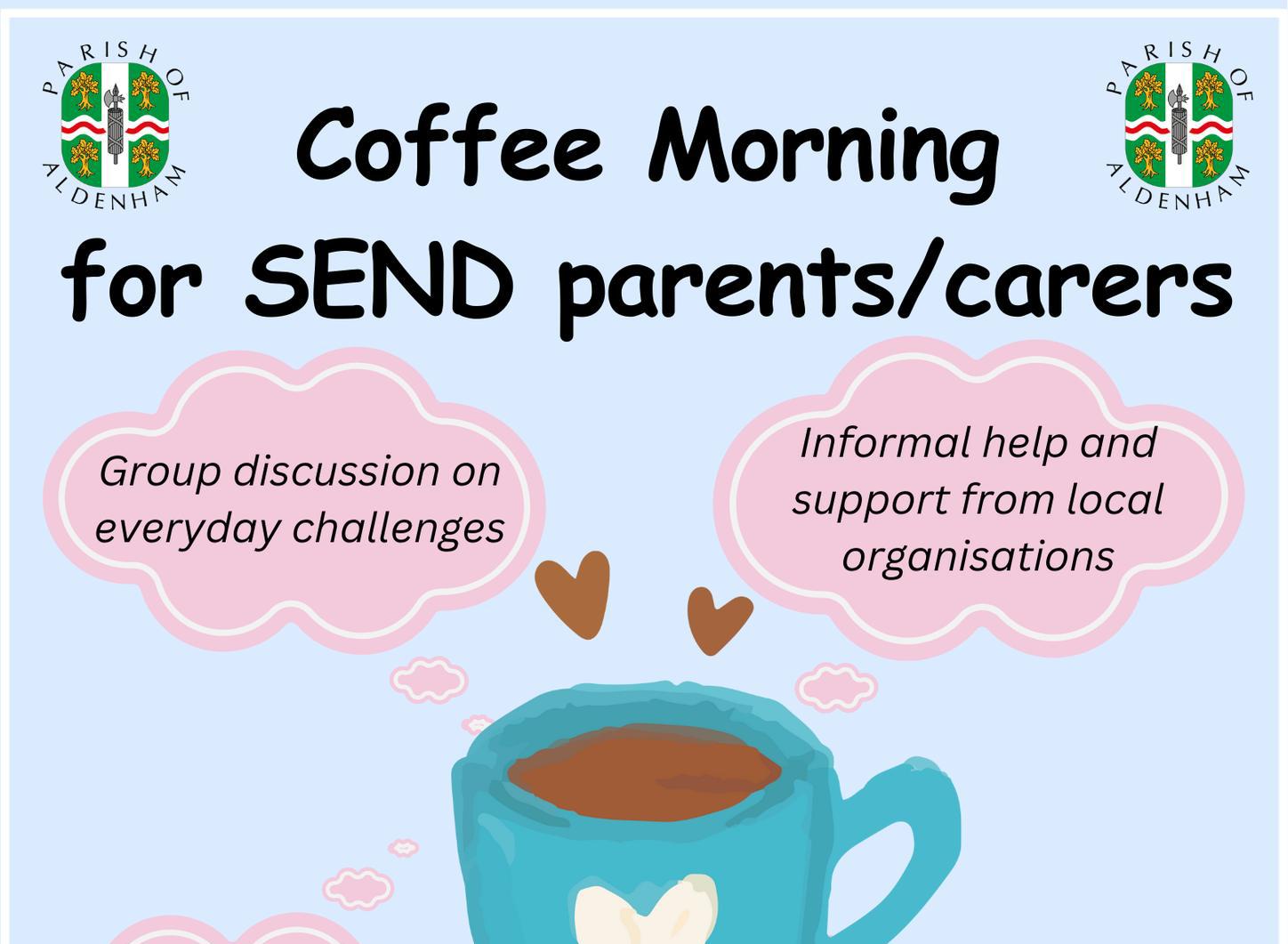 Flyer for coffee morning