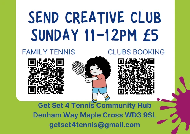 SEND Creative Club flyer