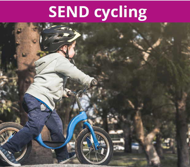 Photo of young boy on a balance bike