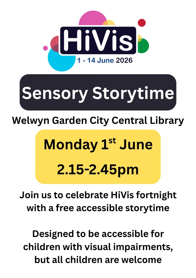 poster for Sensory Storytime 