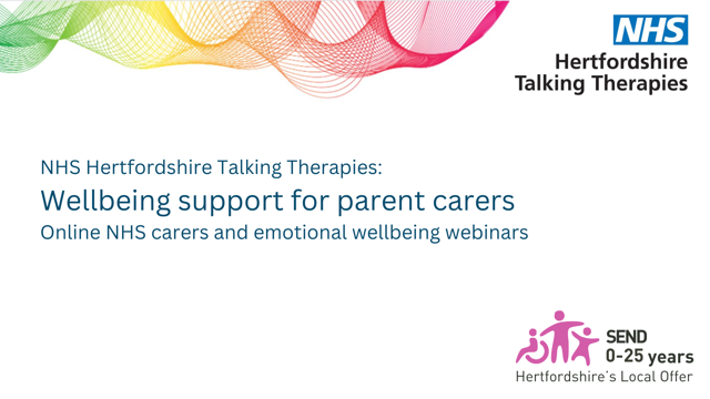 Wellbeing support for parent carers