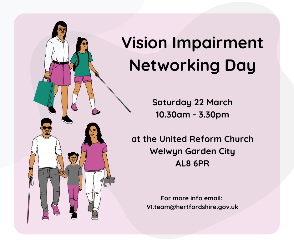 Vision Impairment Networking Day flyer