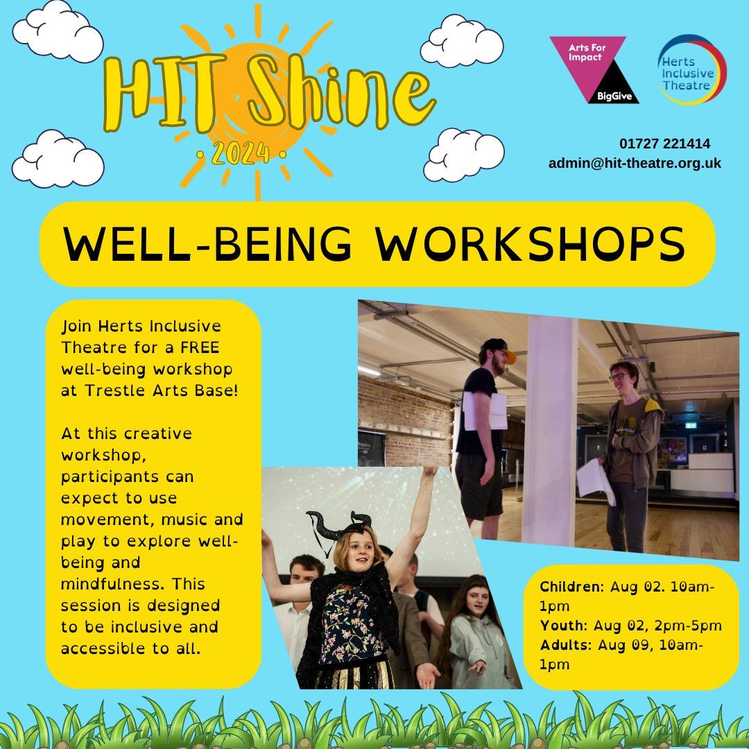 Wellbeing Workshops flyer