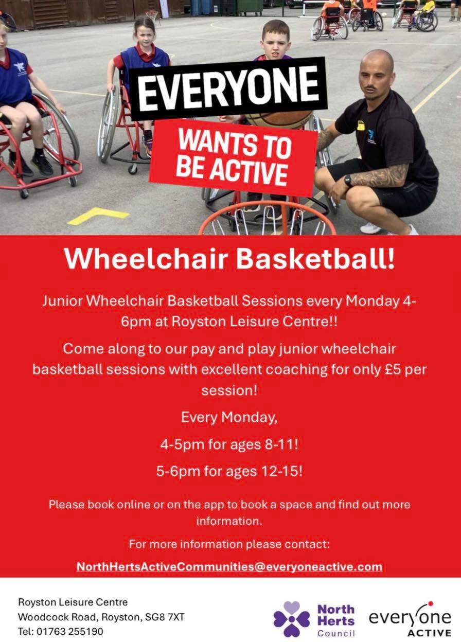 wheelchair basketball flyer